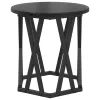 Oldal asztal 2 pcs Musta tammi 50 x 50 x 40 cm