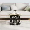 Oldal asztal 2 pcs sonoma tölgy 50 x 50 x 40 cm