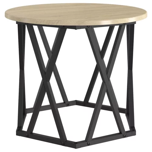 Oldal asztal 2 pcs sonoma tölgy 50 x 50 x 40 cm