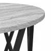 Oldal asztal 2 pcs Szürke sonoma 50 x 50 x 40 cm