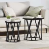 Dohányzóasztal 2 pcs Musta tammi 50 x 50 x 50 cm