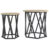 Dohányzóasztal 2 pcs sonoma tölgy 50 x 50 x 50 cm