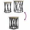 Dohányzóasztal 2 pcs sonoma tölgy 50 x 50 x 50 cm