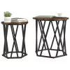 Dohányzóasztal 2 pcs Füstölt tölgy 50 x 50 x 50 cm