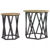 Dohányzóasztal 2 pcs kézműves tölgy 50 x 50 x 50 cm