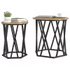 Dohányzóasztal 2 pcs kézműves tölgy 50 x 50 x 50 cm