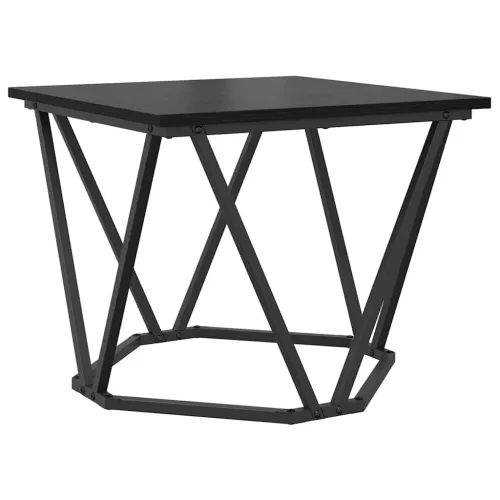 Kisasztal készlet 2 pcs Musta tammi 50 x 50 x 40 cm