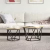 Kisasztal készlet 2 pcs sonoma tölgy 50 x 50 x 40 cm