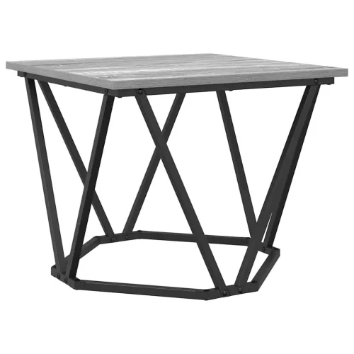 Kisasztal készlet 2 pcs Szürke sonoma 50 x 50 x 40 cm
