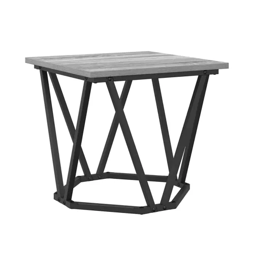 Kisasztal készlet 2 pcs Szürke sonoma 50 x 50 x 40 cm