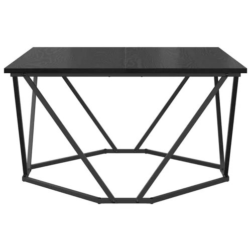 Dohányzóasztal Musta tammi 80 x 80 x 45 cm Műszaki fa és acél