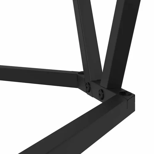 Dohányzóasztal Füstölt tölgy 80 x 80 x 45 cm Műszaki fa és acél