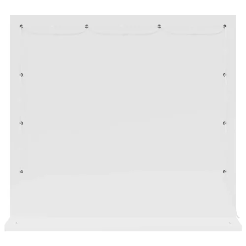 Toalett Tükör Fehér 60 x 55 x 18 cm Megmunkált fa és üveg