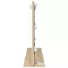 Toalett Tükör LED -es lámpákkal Sonoma tölgy 80 x 55 x 18 cm