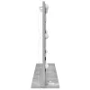 Toalett Tükör LED -es lámpákkal Beton Szürke 80 x 55 x 18 cm