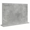 Toalett Tükör LED -es lámpákkal Beton Szürke 80 x 55 x 18 cm