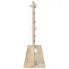 Toalett Tükör LED -es lámpákkal Sonoma tölgy 100 x 55 x 18 cm