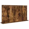 Toalett Tükör LED -es lámpákkal Füstölt tölgy 100 x 55 x 18 cm