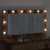 Toalett Tükör Öreg fa 100 x 55 x 18 cm Megmunkált fa és üveg