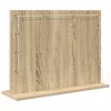 Toalett Tükör LED -es lámpákkal Sonoma tölgy 60 x 45 x 18 cm
