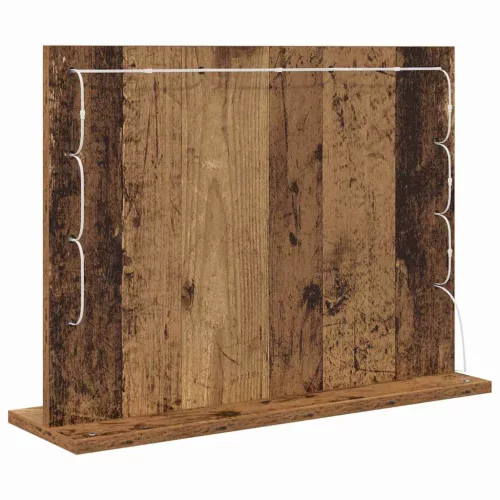 Toalett Tükör Öreg fa 60 x 45 x 18 cm Megmunkált fa és üveg