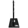 Toalett Tükör LED -es lámpákkal Fekete tölgy 80 x 45 x 18 cm
