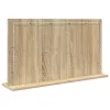 Toalett Tükör LED -es lámpákkal Sonoma tölgy 80 x 45 x 18 cm