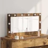 Toalett Tükör Öreg fa 80 x 45 x 18 cm Megmunkált fa és üveg