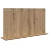 Toalett Tükör LED -es lámpákkal Artisan tölgy 80 x 45 x 18 cm