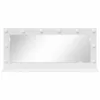 Toalett Tükör Fehér 100 x 45 x 18 cm Megmunkált fa és üveg