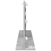Toalett Tükör LED -es lámpákkal Beton Szürke 100 x 45 x 18 cm