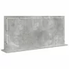 Toalett Tükör LED -es lámpákkal Beton Szürke 100 x 45 x 18 cm