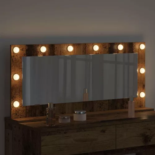 Toalett Tükör Öreg fa 100 x 45 x 18 cm Megmunkált fa és üveg