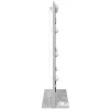 Toalett Tükör LED -es lámpákkal Beton Szürke 70 x 50 x 18 cm