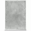 Toalett Tükör LED -es lámpákkal Beton Szürke 70 x 50 x 18 cm