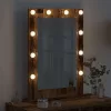 Toalett Tükör Öreg fa 70 x 50 x 18 cm Megmunkált fa és üveg