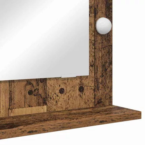 Toalett Tükör Öreg fa 70 x 50 x 18 cm Megmunkált fa és üveg