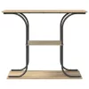 Konzolasztal polcokkal sonoma tölgy 101 x 35 x 80.5 cm Faanyag