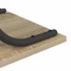 Konzolasztal polcokkal sonoma tölgy 101 x 35 x 80.5 cm Faanyag