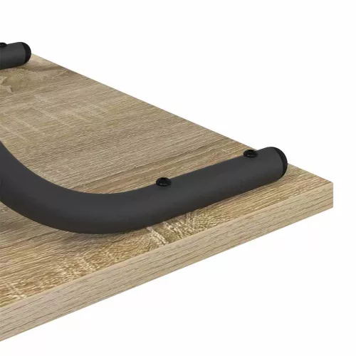 Konzolasztal polcokkal sonoma tölgy 101 x 35 x 80.5 cm Faanyag