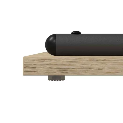 Konzolasztal polcokkal sonoma tölgy 101 x 35 x 80.5 cm Faanyag