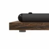 Konzolasztal polcokkal Füstölt tölgy 101 x 35 x 80.5 cm Faanyag