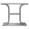 Konzolasztal polcokkal Szürke sonoma 101 x 35 x 80.5 cm Faanyag