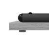 Konzolasztal polcokkal Szürke sonoma 101 x 35 x 80.5 cm Faanyag