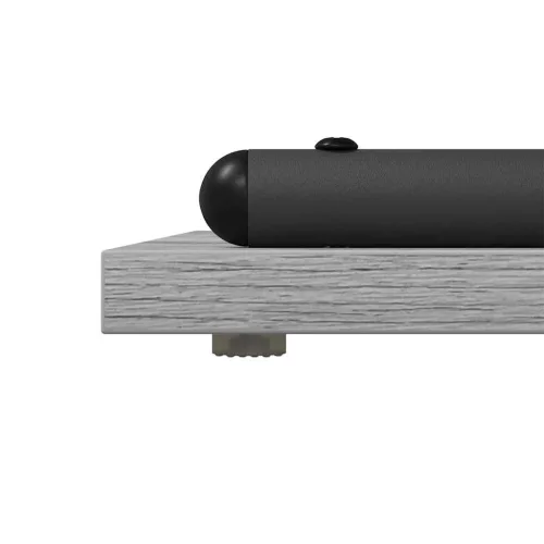 Konzolasztal polcokkal Szürke sonoma 101 x 35 x 80.5 cm Faanyag