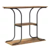 Konzolasztal polcokkal Régi fa 101 x 35 x 80.5 cm Faanyag