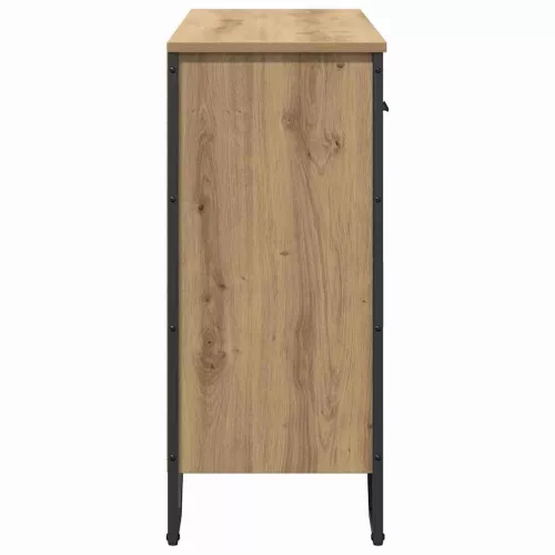 Komód kézműves tölgy 97 x 32,5 x 74,5 cm Faanyag