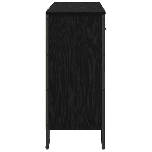 Komód Fekete tölgy 97 x 32,5 x 74,5 cm Faanyag
