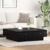 Dohányzóasztal Musta tammi 90 x 90 x 28 cm Faanyag