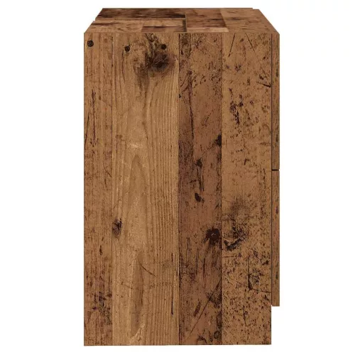 Mosdó Szekrény fiókkal ajtóval Öreg fa 78 x 37 x 59 cm Faanyag